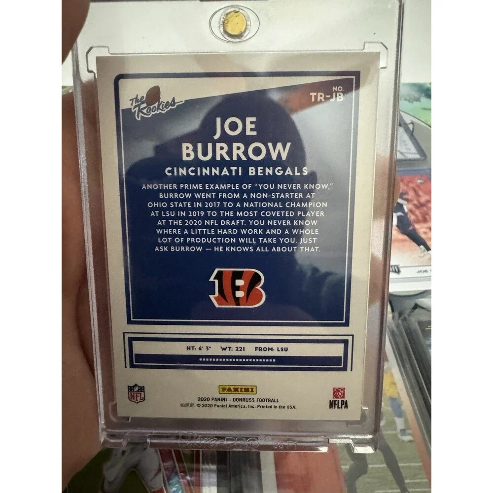 Panini Joe Burrow 12-Card Lot Rookie/Serial/25/50 Parallel Mem